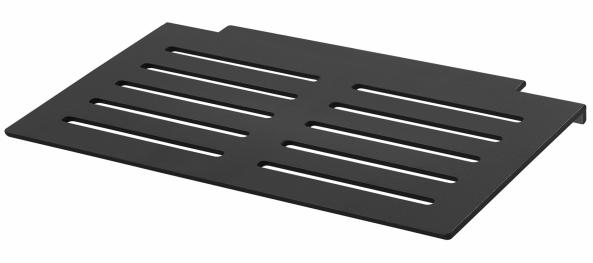 Ablage TI-SHELF LINE Rechteckablage Aluminium schwarz matt 
