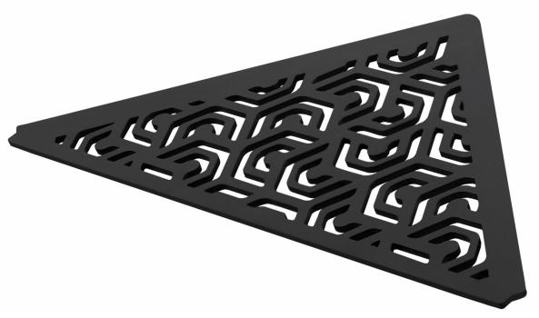 Dural Ablage TI-SHELF PENTA Eckablage Aluminium schwarz matt 280mm 