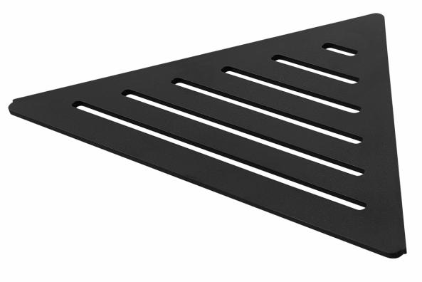 Dural Ablage TI-SHELF LINE Eckablage Aluminium schwarz matt 280mm 